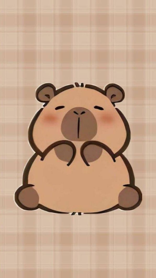 Những hình nền điện thoại capybara tịnh tâm - Hình số 10