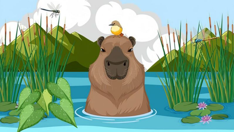 Những hình nền máy tính 4k 1920x1080 capybara - Hình số 8