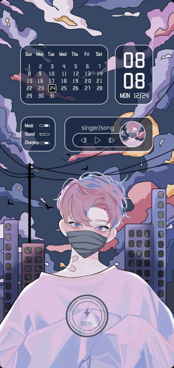 Những hình nền điện thoại anime ngầu - Hình số 2