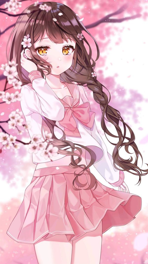 Những hình nền điện thoại anime nữ - Hình số 9
