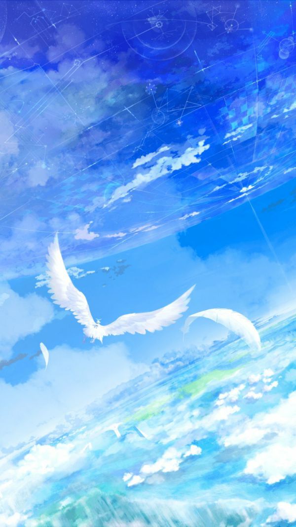 Những hình nền điện thoại anime phong cảnh - Hình số 1