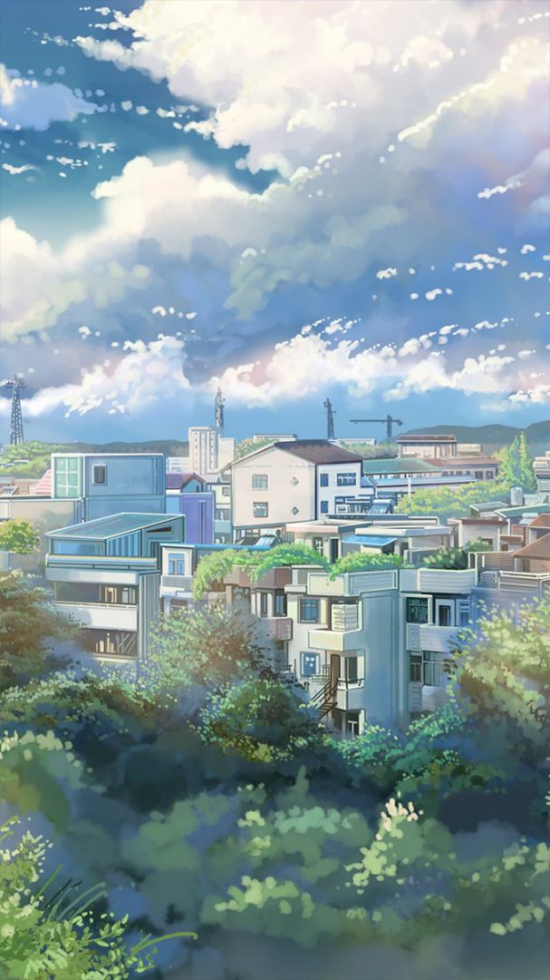 Những hình nền điện thoại anime phong cảnh - Hình số 4