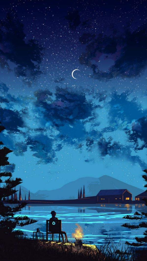 Những hình nền điện thoại chill anime - Hình số 4