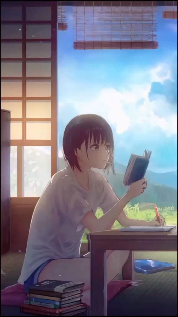 Những hình nền điện thoại chill anime - Hình số 9