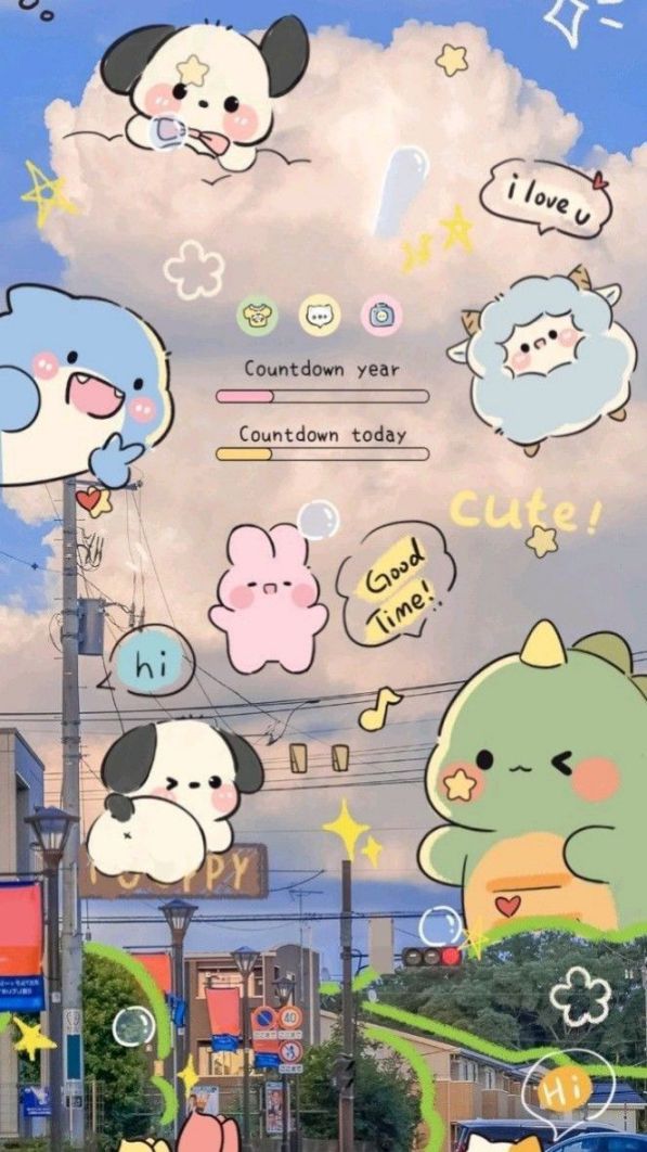 Những hình nền điện thoại cute phô mai que - Hình số 3