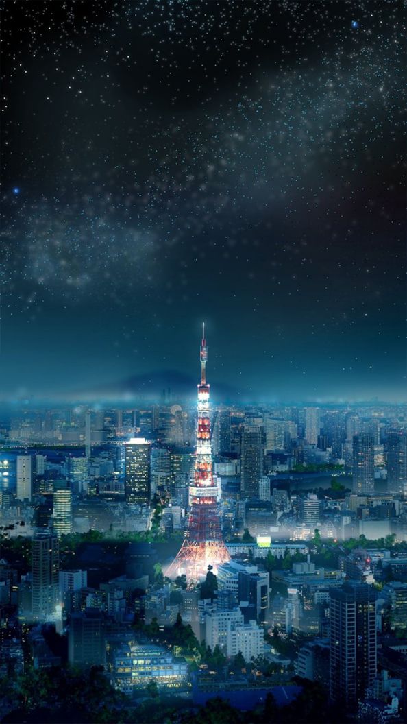 Những hình nền điện thoại phong cảnh anime - Hình số 2