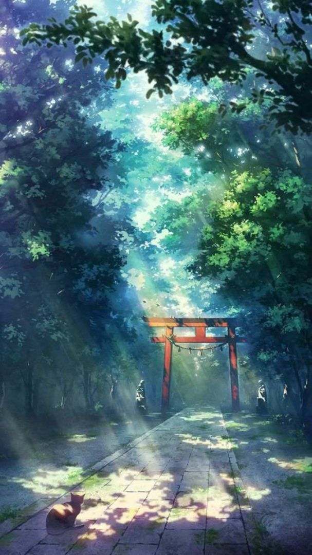Những hình nền điện thoại anime phong cảnh - Hình số 7