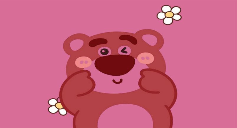 Những hình nền gấu dâu cute 4k - Hình số 1