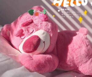 Những hình nền gấu dâu cute 4k - Hình số 4