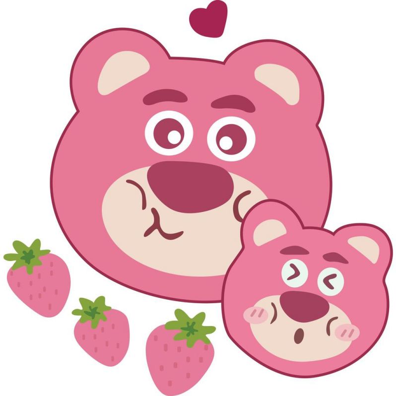 Những hình nền gấu dâu cute chibi - Hình số 9