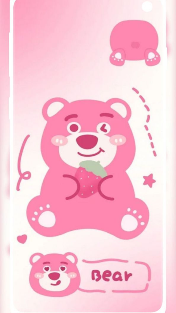 Những hình nền gấu dâu cute cho điện thoại - Hình số 5