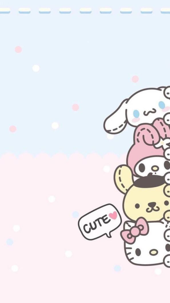 Những hình nền iphone 12 hello kitty - Hình số 1