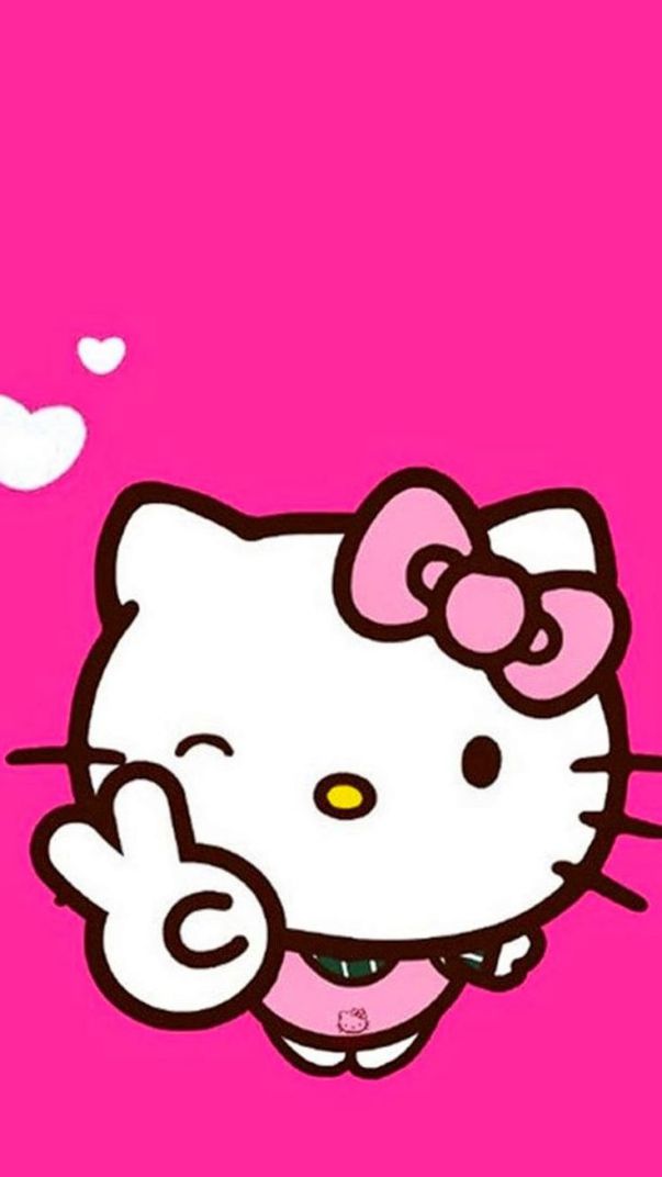 Những hình nền iphone 14 pro max hello kitty - Hình số 2