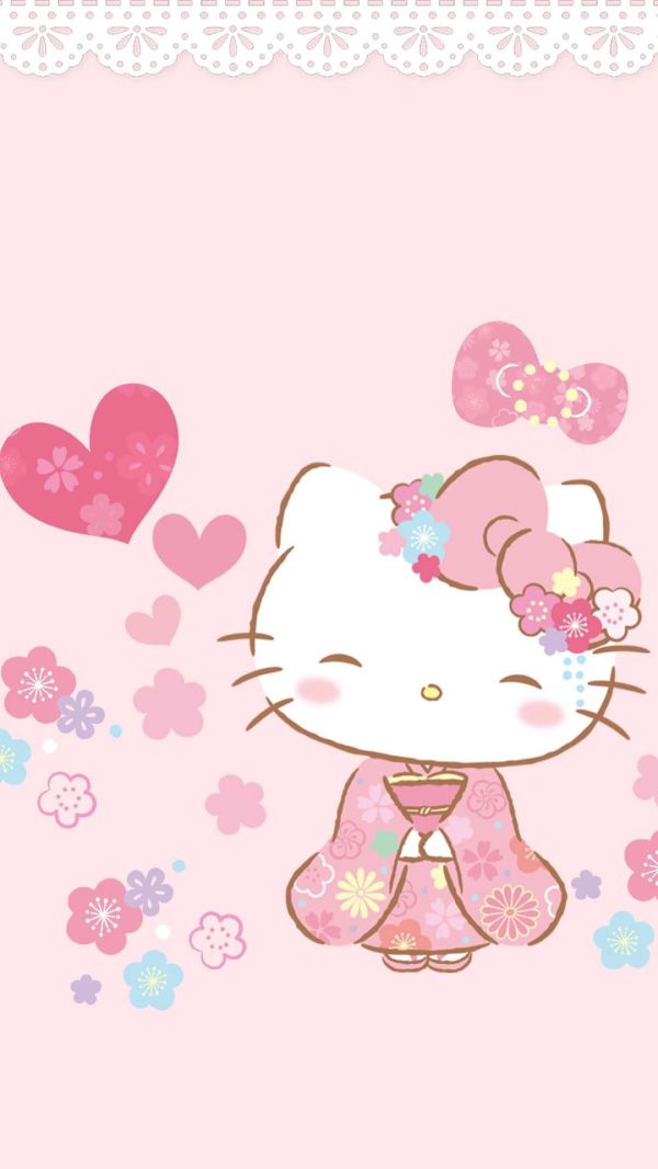 Những hình nền iphone 14 pro max hello kitty - Hình số 8