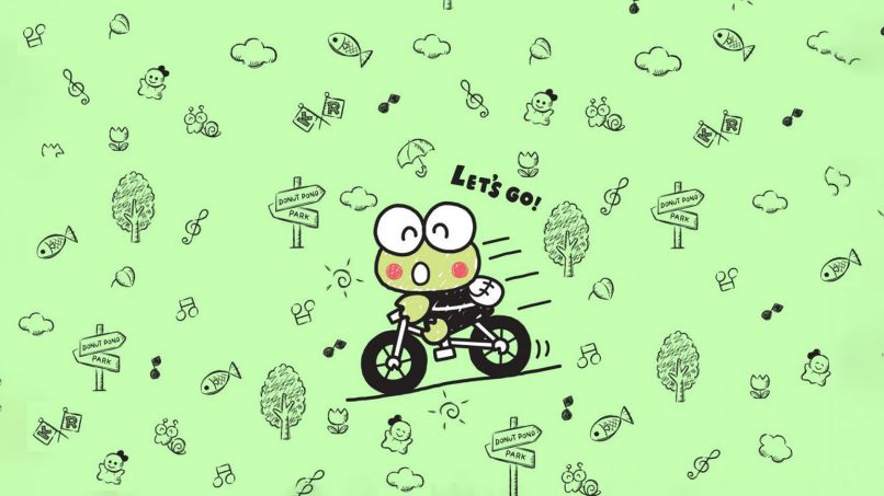 Những hình nền laptop cute màu xanh - Hình số 7