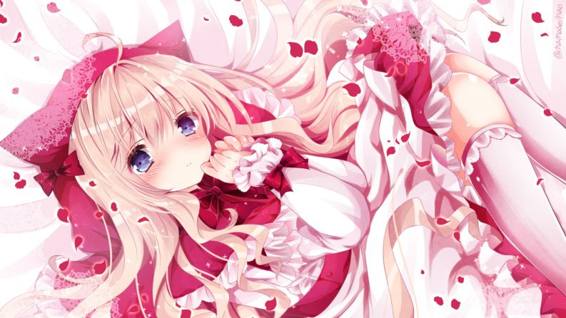 Những hình nền anime màu hồng - Hình số 7