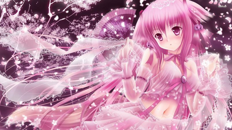 Những hình nền anime màu hồng - Hình số 8