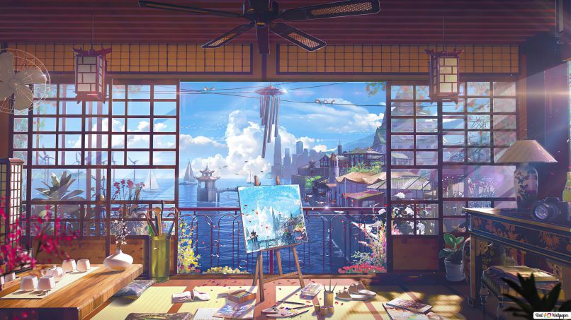 Những hình nền anime 4k chill - Hình số 8