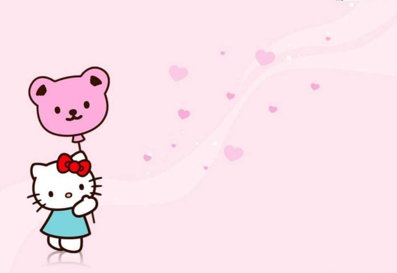 Những hình nền powerpoint học tập hello kitty - Hình số 10