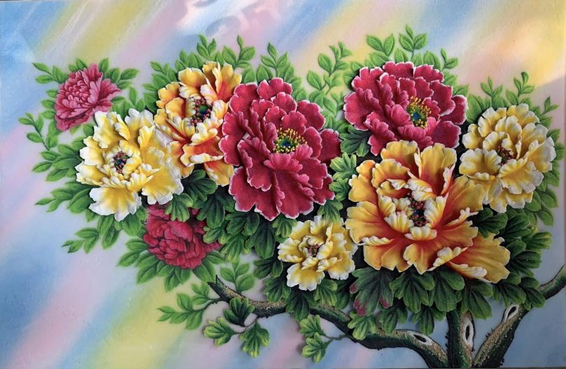 Những hình nền hoa mẫu đơn 3d - Hình số 1