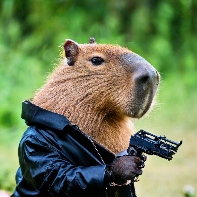 Những hình ảnh capybara vô tri meme - Hình số 8
