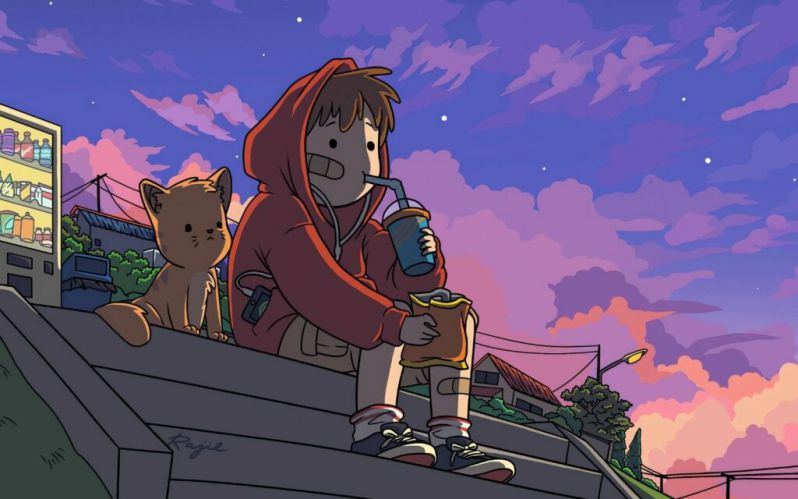 Những hình nền chill cute - Hình số 3