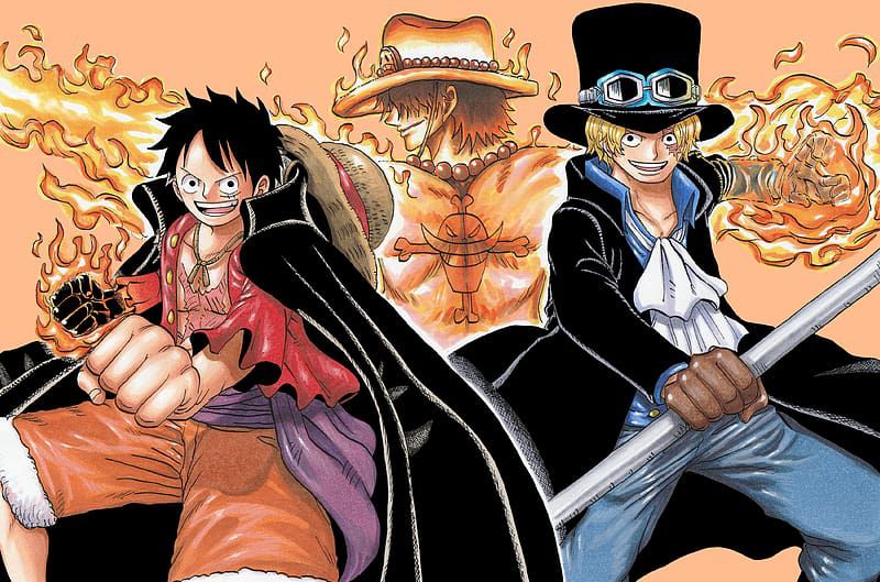 Những hình nền luffy ace sabo - Hình số 4