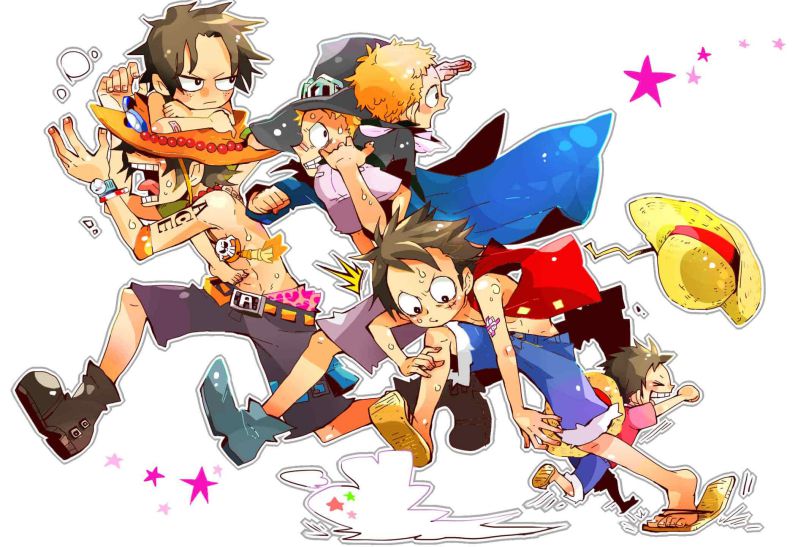 Những hình nền luffy ace sabo - Hình số 5