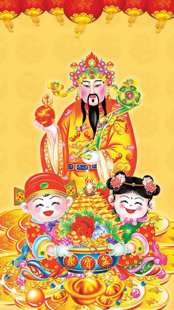 Những hình nền thần tài cho điện thoại - Hình số 5