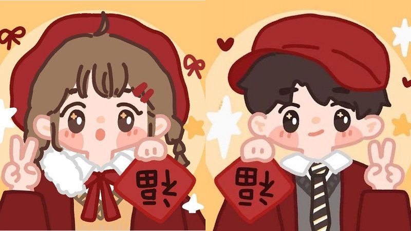 Nhữn3 hình nền đôi cute - Hình số 3