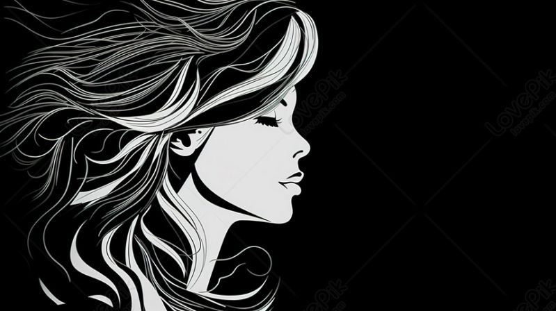 Những hình nền đen ngầu cho nữ - Hình số 2