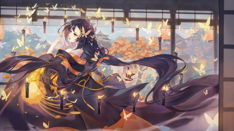 Những hình nền ngầu nữ anime - Hình số 10
