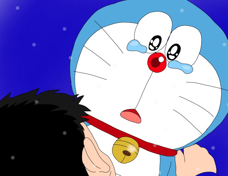 Những hình nền đẹp 3d cute doraemon - Hình số 4