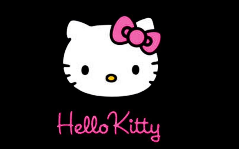 Những hình nền hello kitty màu đen - Hình số 1