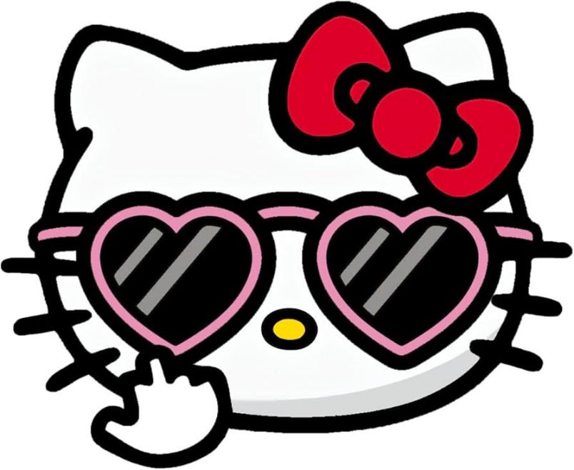 Những hình nền hello kitty màu đen - Hình số 10
