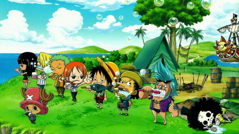 Những hình nền one piece chibi - Hình số 1