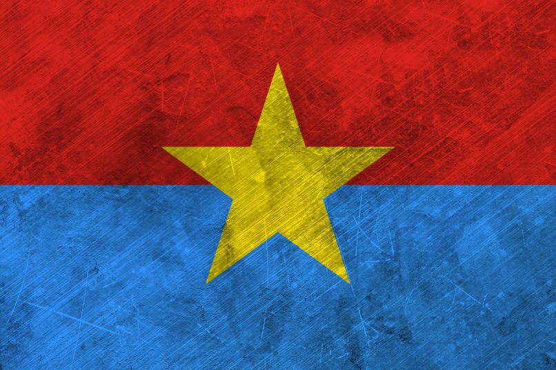 Những hình nền cờ Việt Nam đỏ xanh - Hình số 4