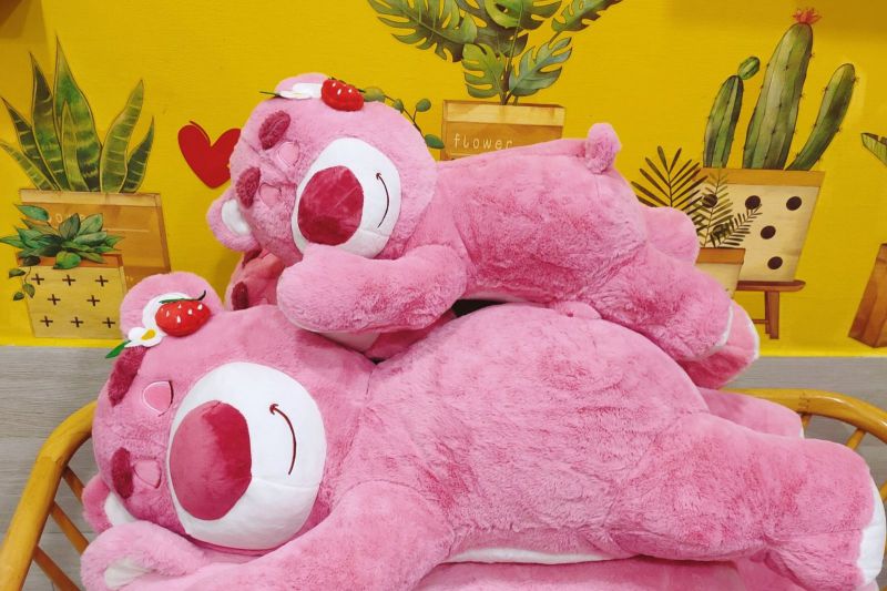 Những hình nền đẹp 3d cute gấu dâu - Hình số 6