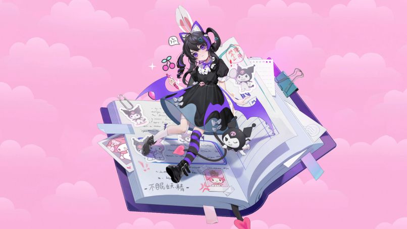 Những hình nền kuromi anime girl - Hình số 5