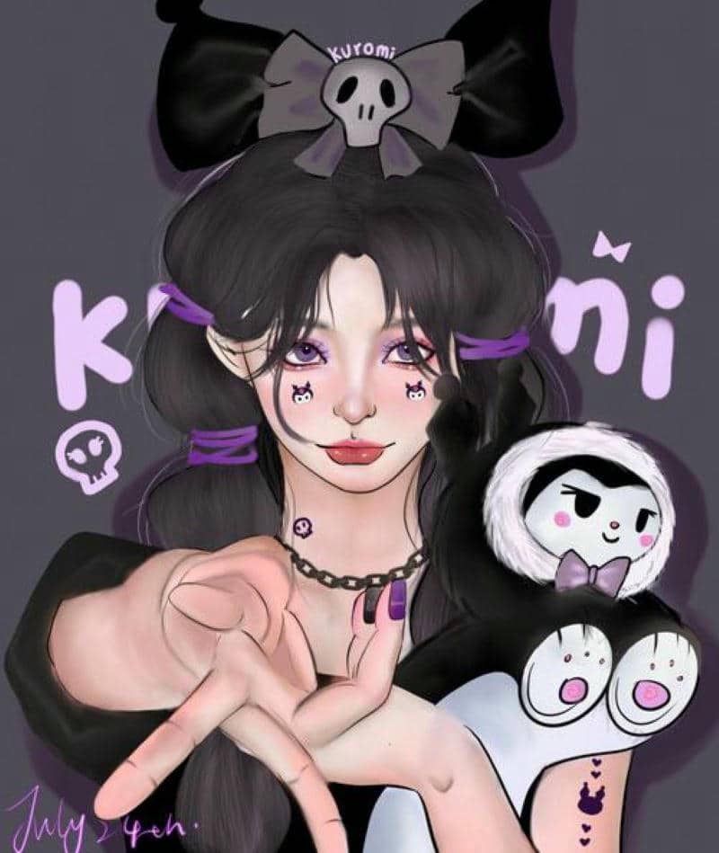 Những hình nền kuromi anime girl - Hình số 7