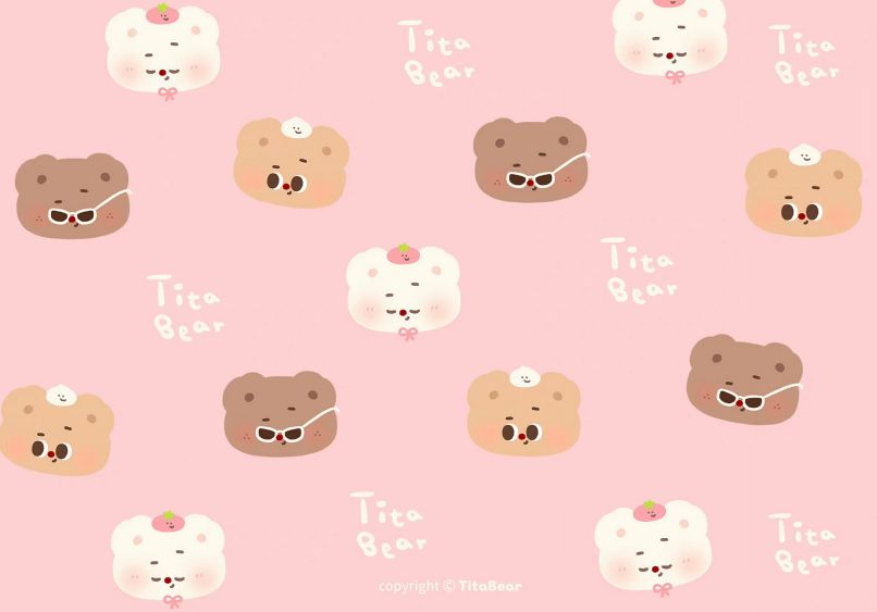 Những hình nền ipad cute màu hồng - Hình số 5