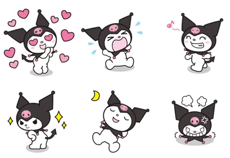 Những hình nền kuromi màu đen - Hình số 6