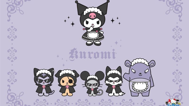 Những hình nền kuromi màu đen - Hình số 9