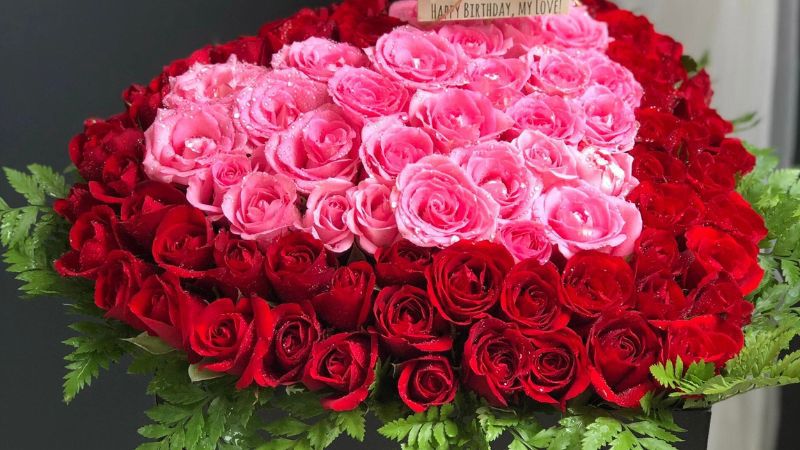 Những hình nền trái tim màu hồng - Hình số 10