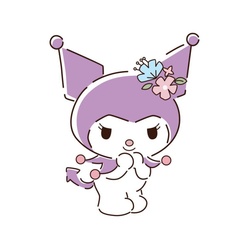 Những hình nền kuromi cute màu tím - Hình số 10