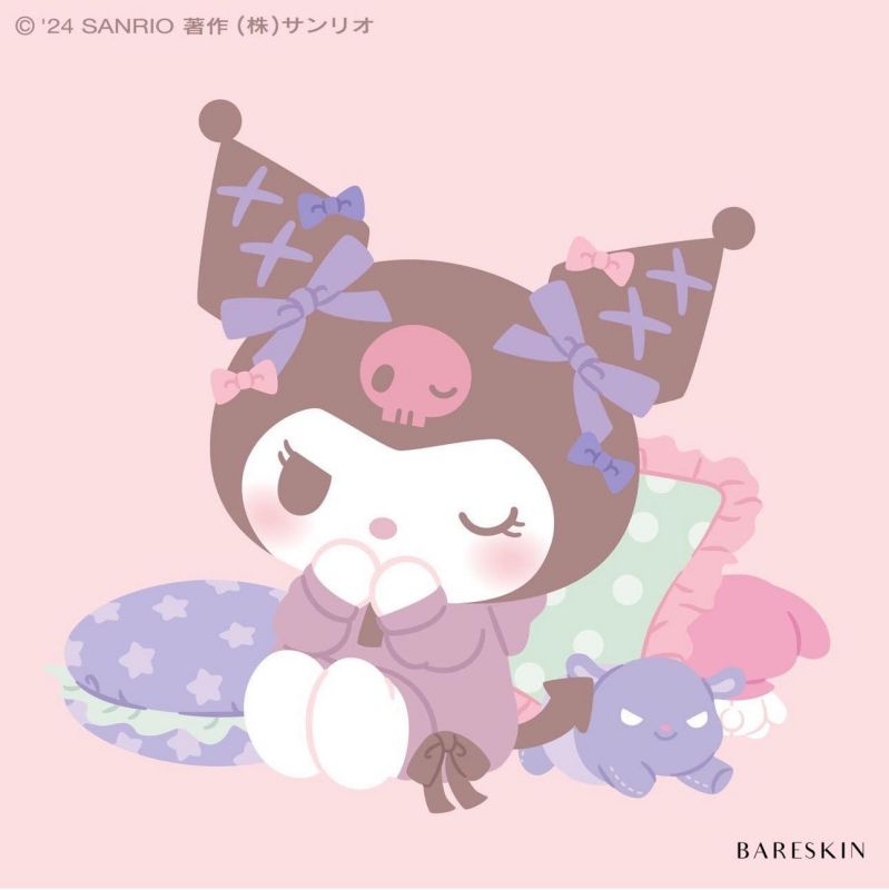 Những hình nền kuromi cute màu tím - Hình số 2