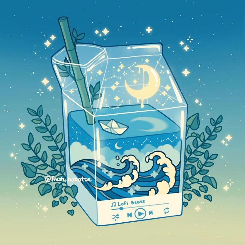Những hình nền dễ thương màu xanh - Hình số 4