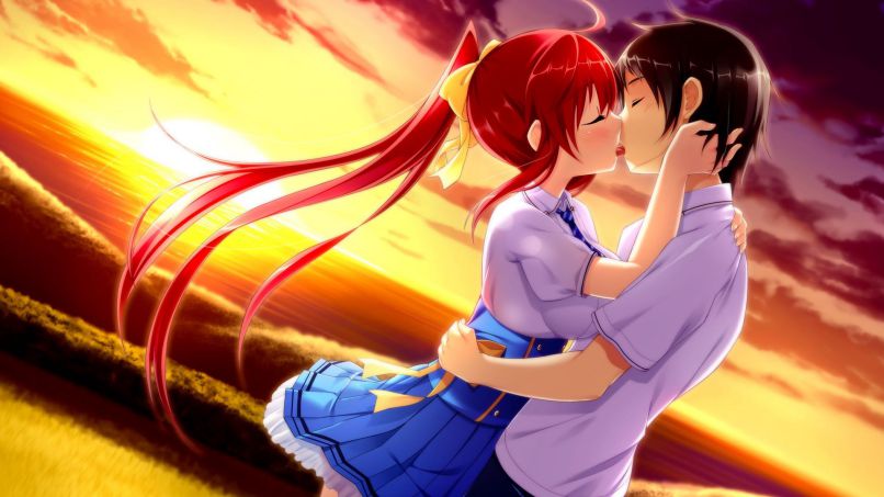 Những hình nền tình yêu anime - Hình số 10