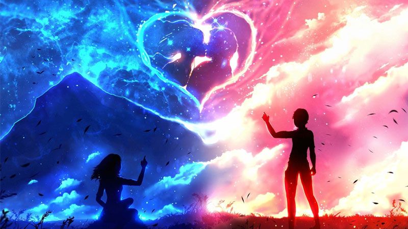 Những hình nền tình yêu anime - Hình số 2