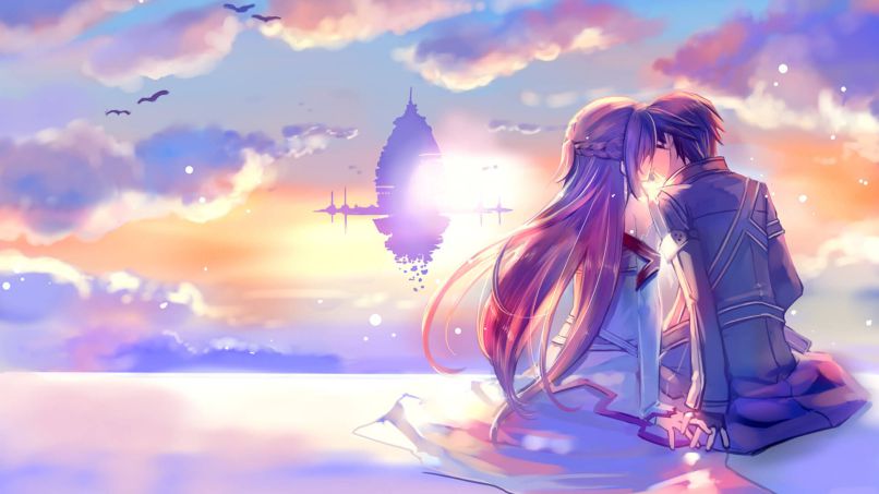 Những hình nền tình yêu anime - Hình số 5